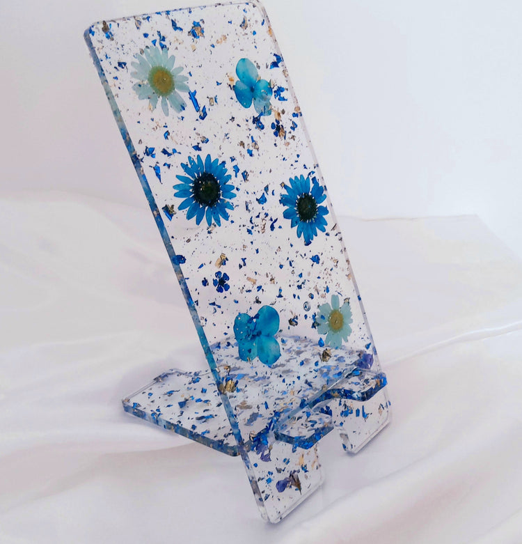 Support de téléphone rose avec Ourson Assis - Bijoux de téléphone - PRETTY RESINE