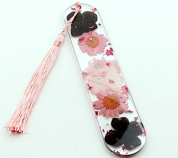 Collection de Marque-pages fleuris et colorés - PRETTY RESINE