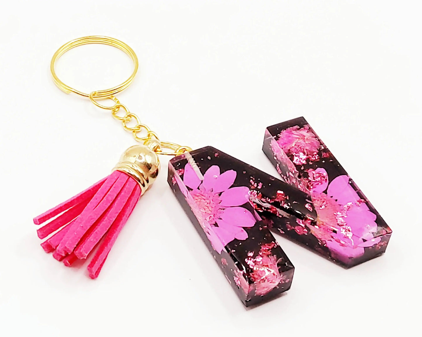 Porte-clés Initilale - PRETTY RESINE