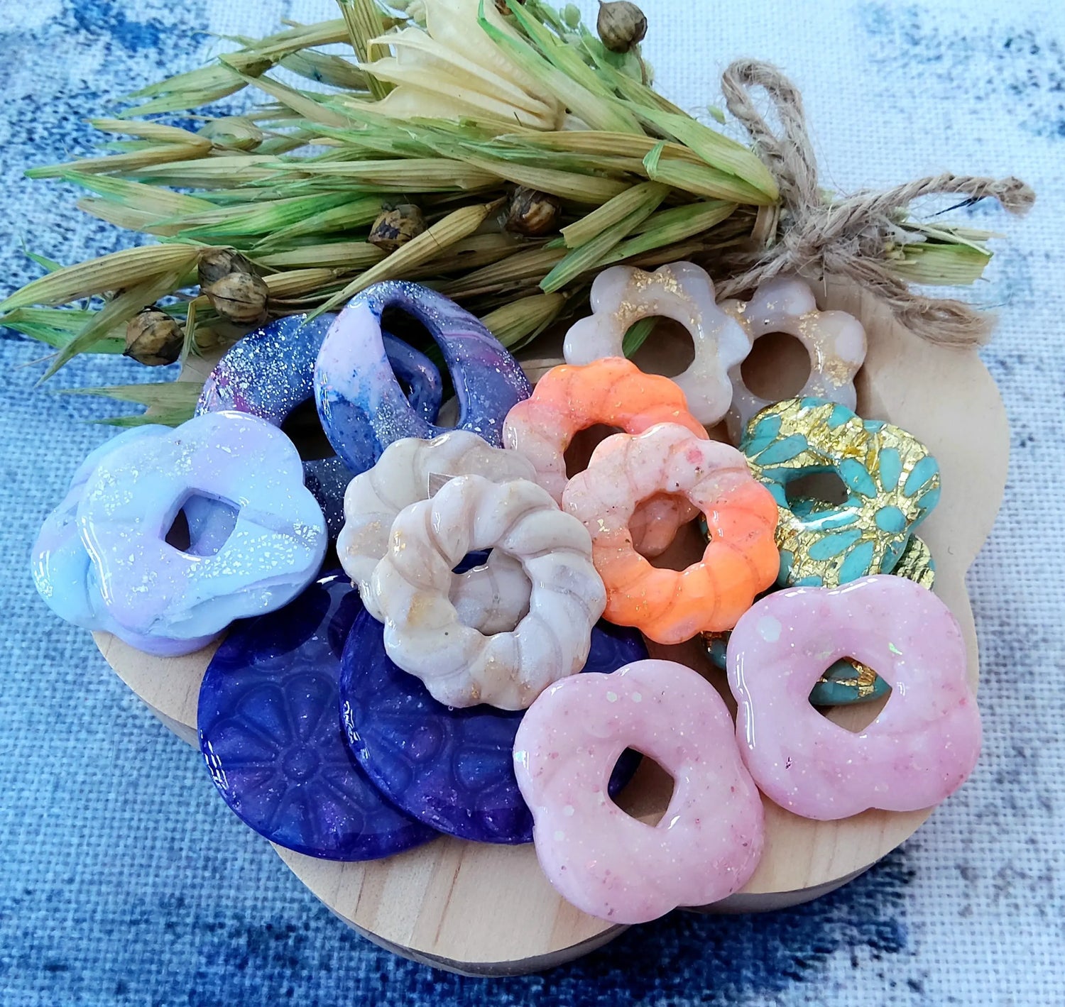 Pampilles en pâte polymère (Fimo) - PRETTY RESINE