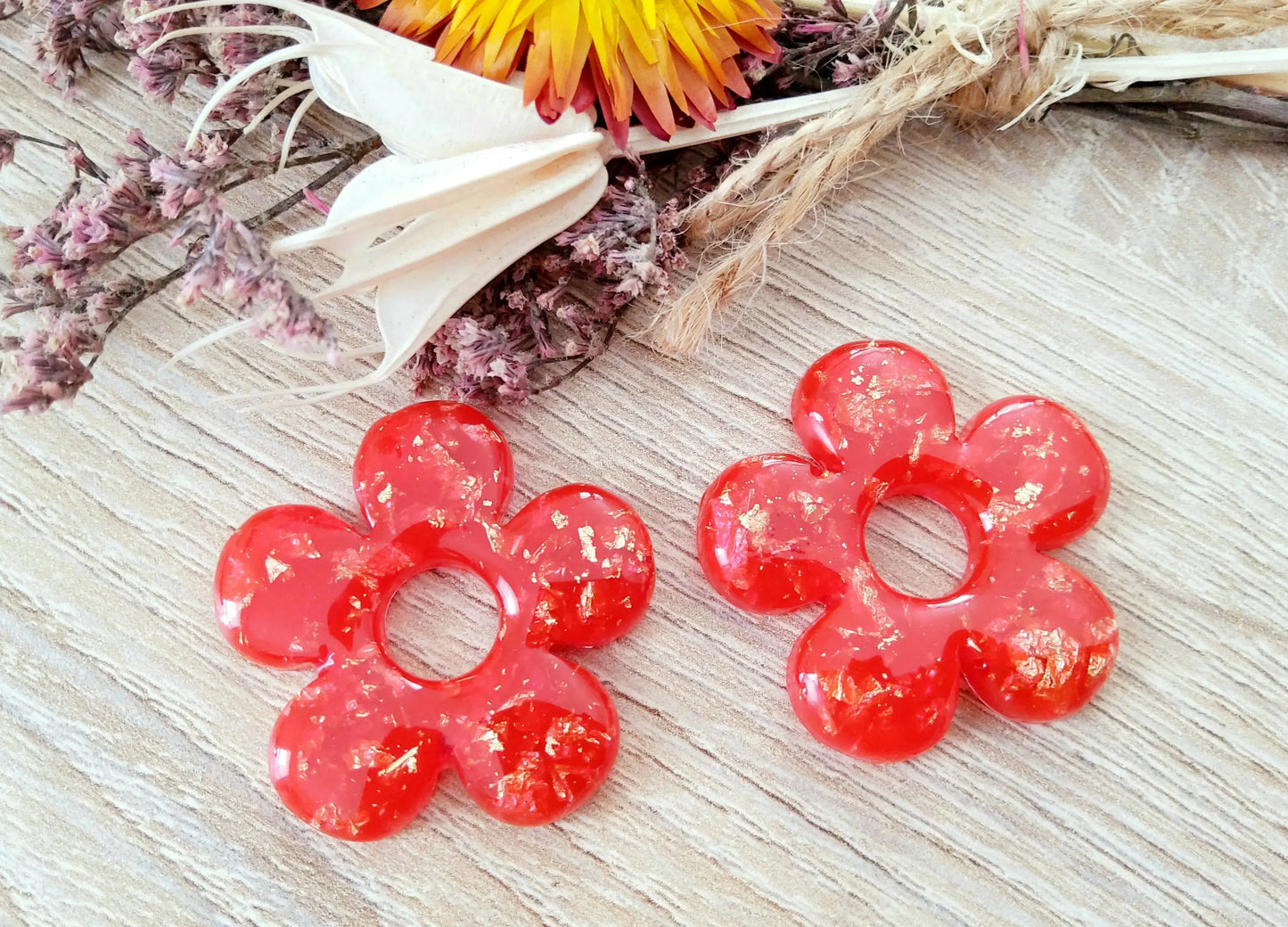 Pampilles CLARA en résine - PRETTY RESINE