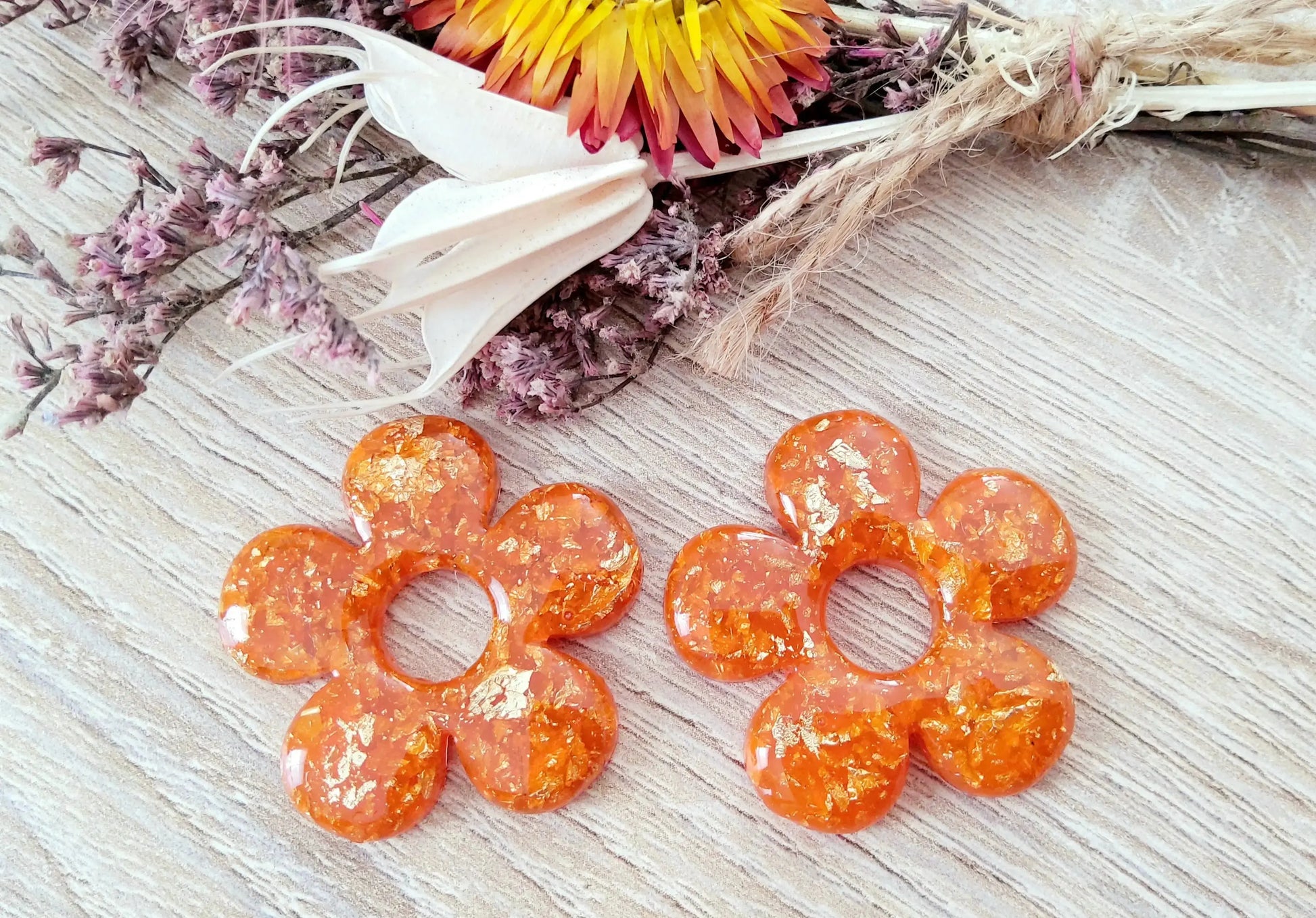 Pampilles CLARA en résine - PRETTY RESINE