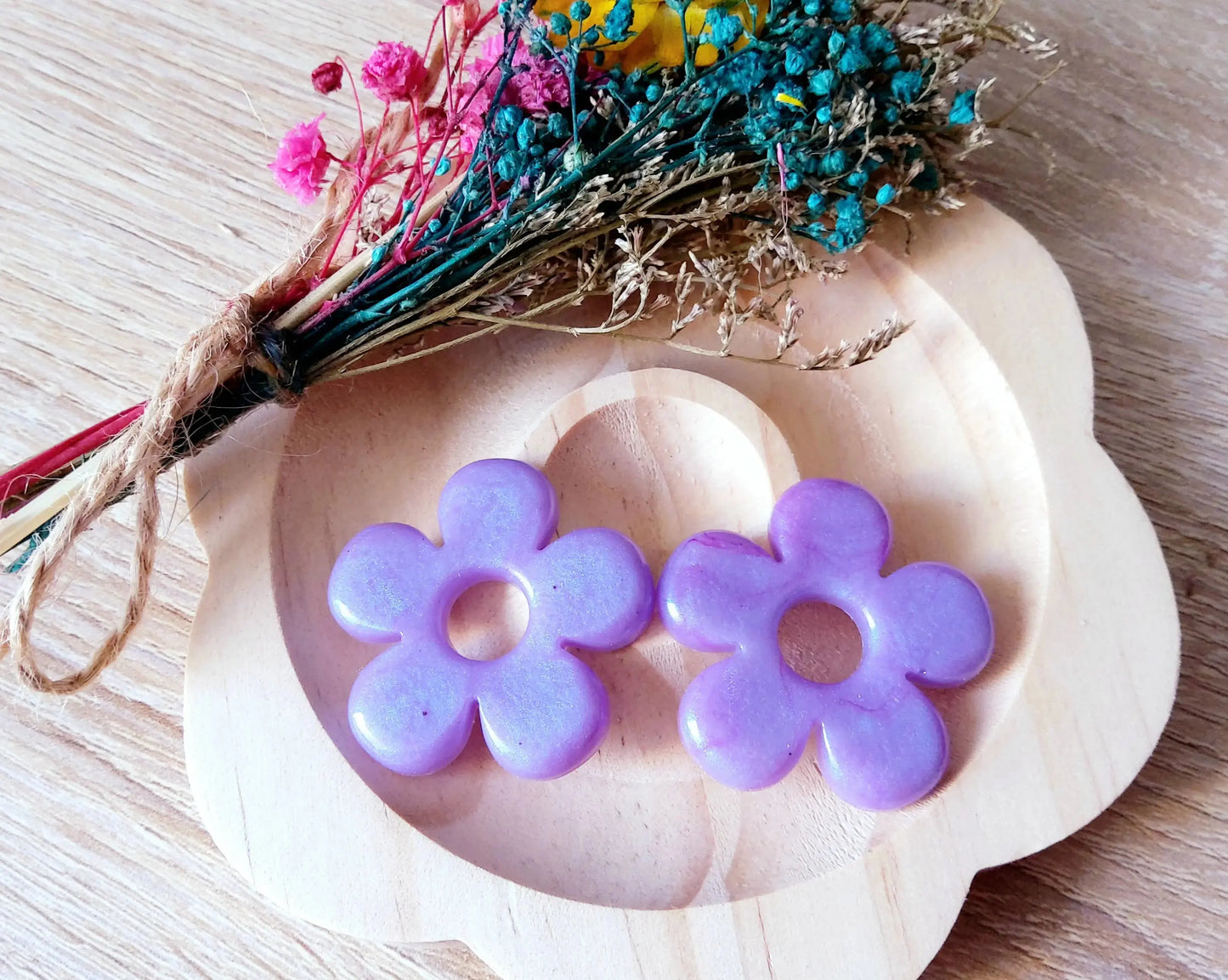 Pampilles CLARA en résine - PRETTY RESINE