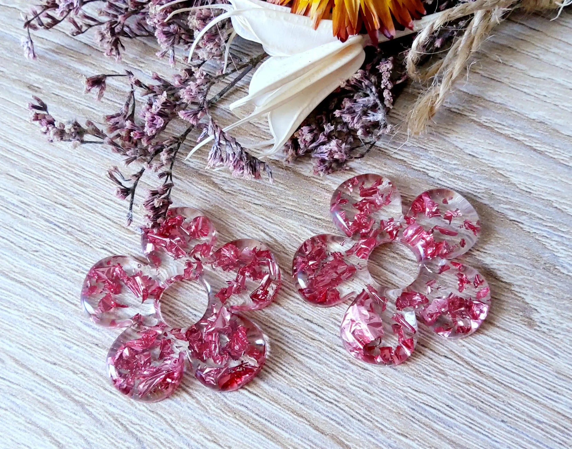 Pampilles CLARA en résine - PRETTY RESINE