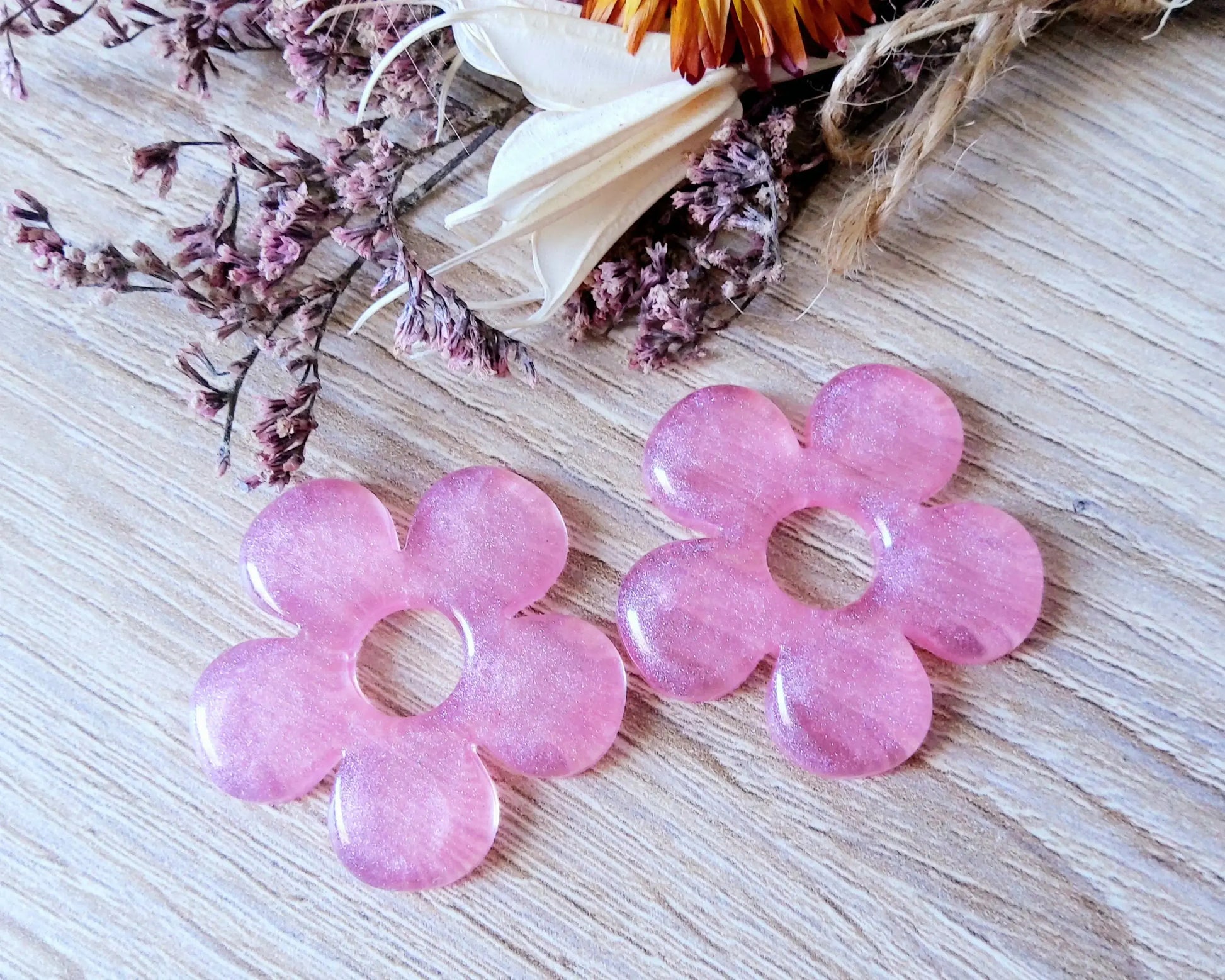 Pampilles CLARA en résine - PRETTY RESINE