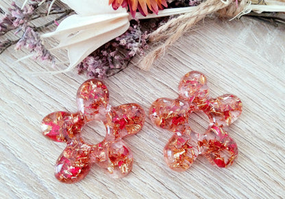 Pampilles DAISY en résine PRETTY RESINE