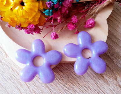 Pampilles DAISY en résine PRETTY RESINE