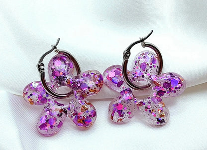 Pampilles DAISY en résine PRETTY RESINE