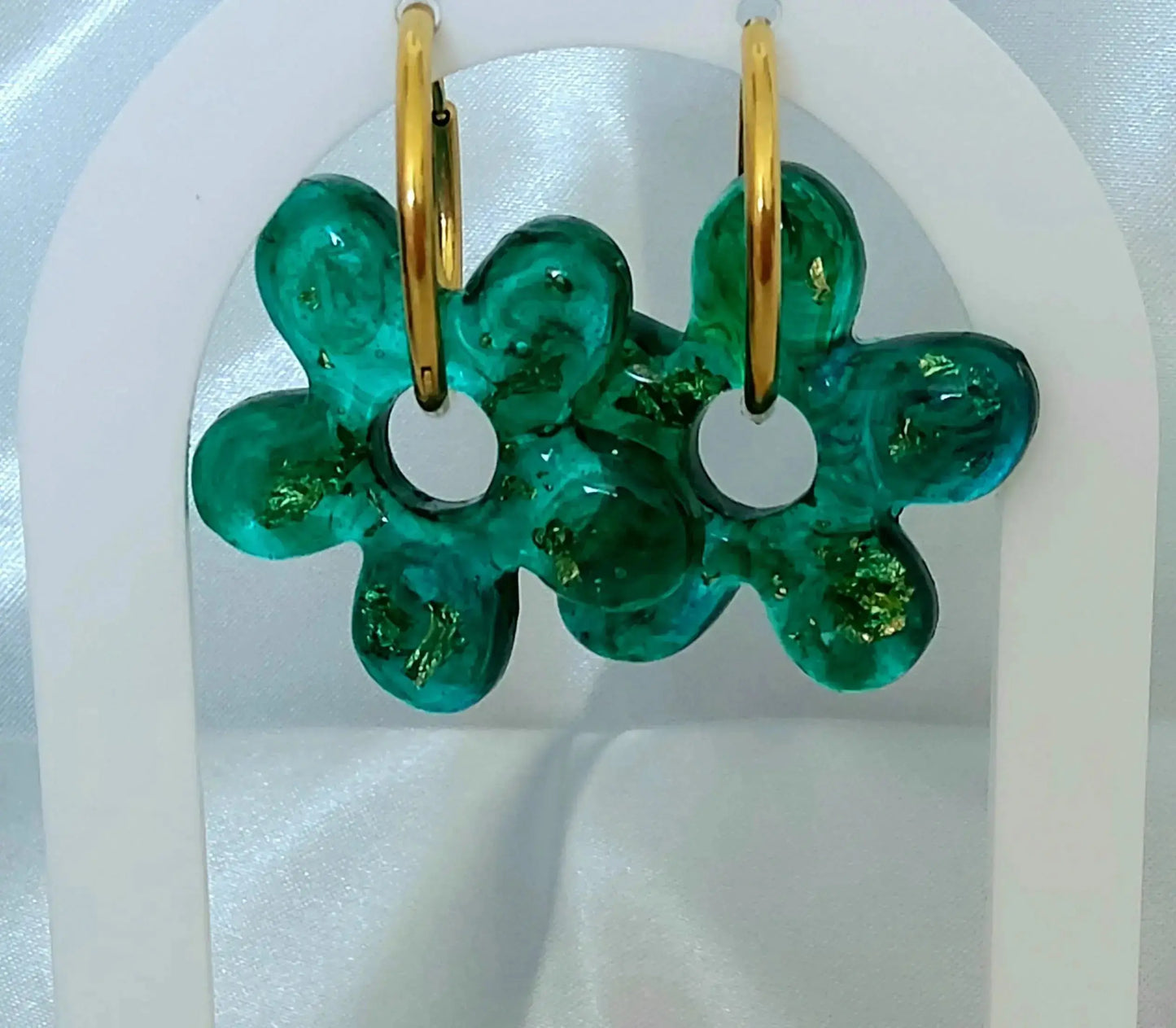 Pampilles DAISY en résine PRETTY RESINE