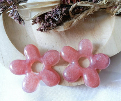 Pampilles DAISY en résine  - PRETTY RESINE